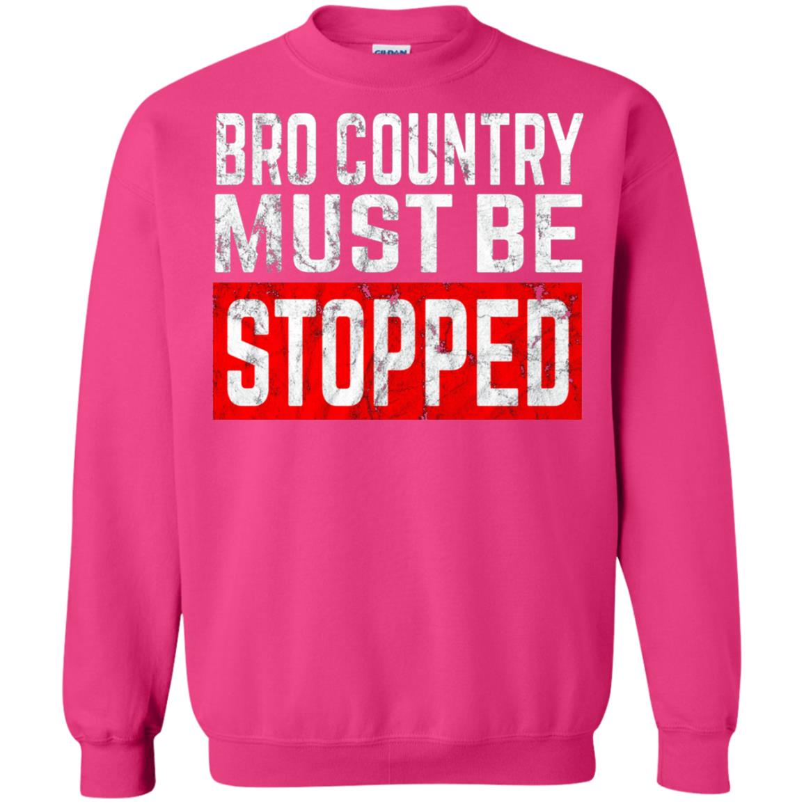 Bro Country Must Be Stopped Traditional Outlaw Country Shirt Heliconia