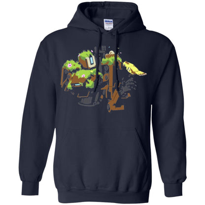 Film T-shirt Bastion Overgrown Spray T-shirt Navy