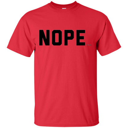 Nope Not Today T-shirt Red