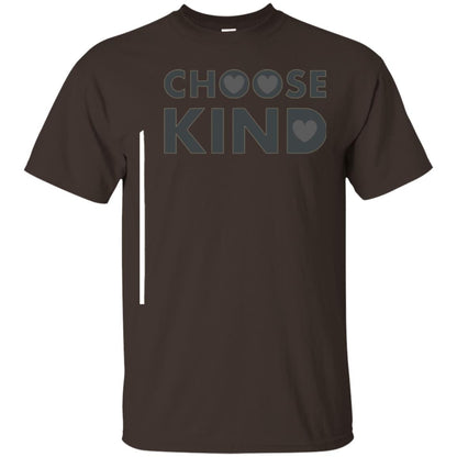 Anti Bullying T-shirt Choose Kind Dark Chocolate