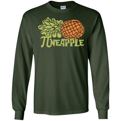 Cool Pineapple Pi Day T-shirt Forest Green