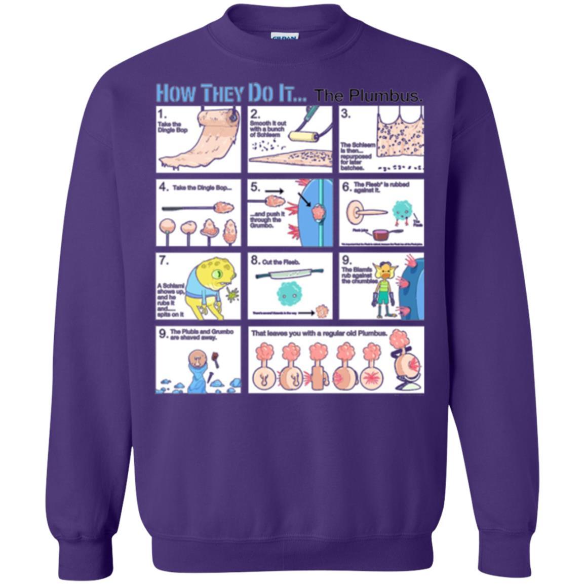 Film T-shirt How They Do Itthe Plumbus Purple