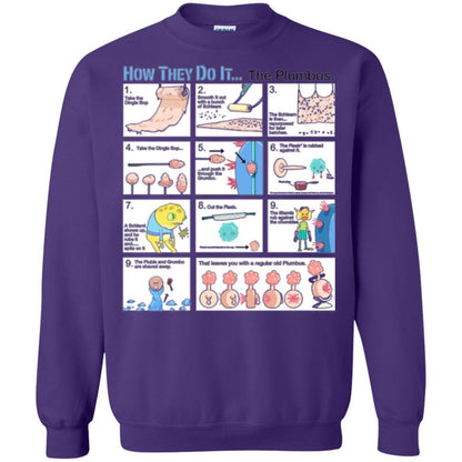 Film T-shirt How They Do Itthe Plumbus Purple