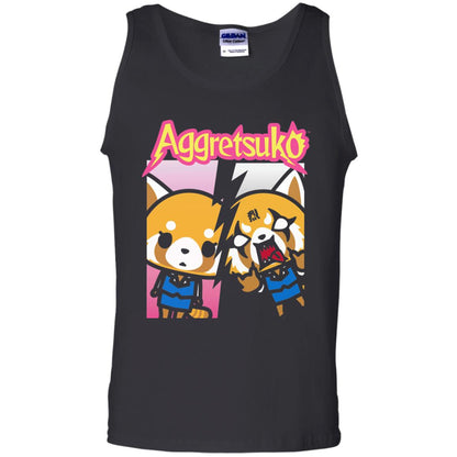Aggretsuko Split Personality T-shirt Black