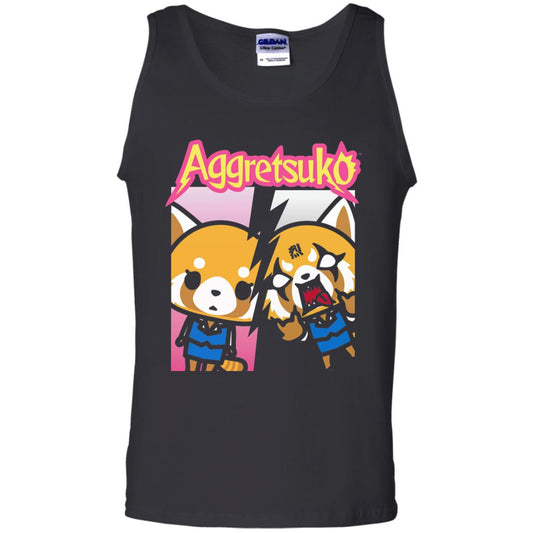 Aggretsuko Split Personality T-shirt Black