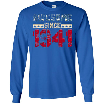 Awesome Since Legends Born In 1941 77 Years Old Birthday Shirt For Dad Or Papa Royal