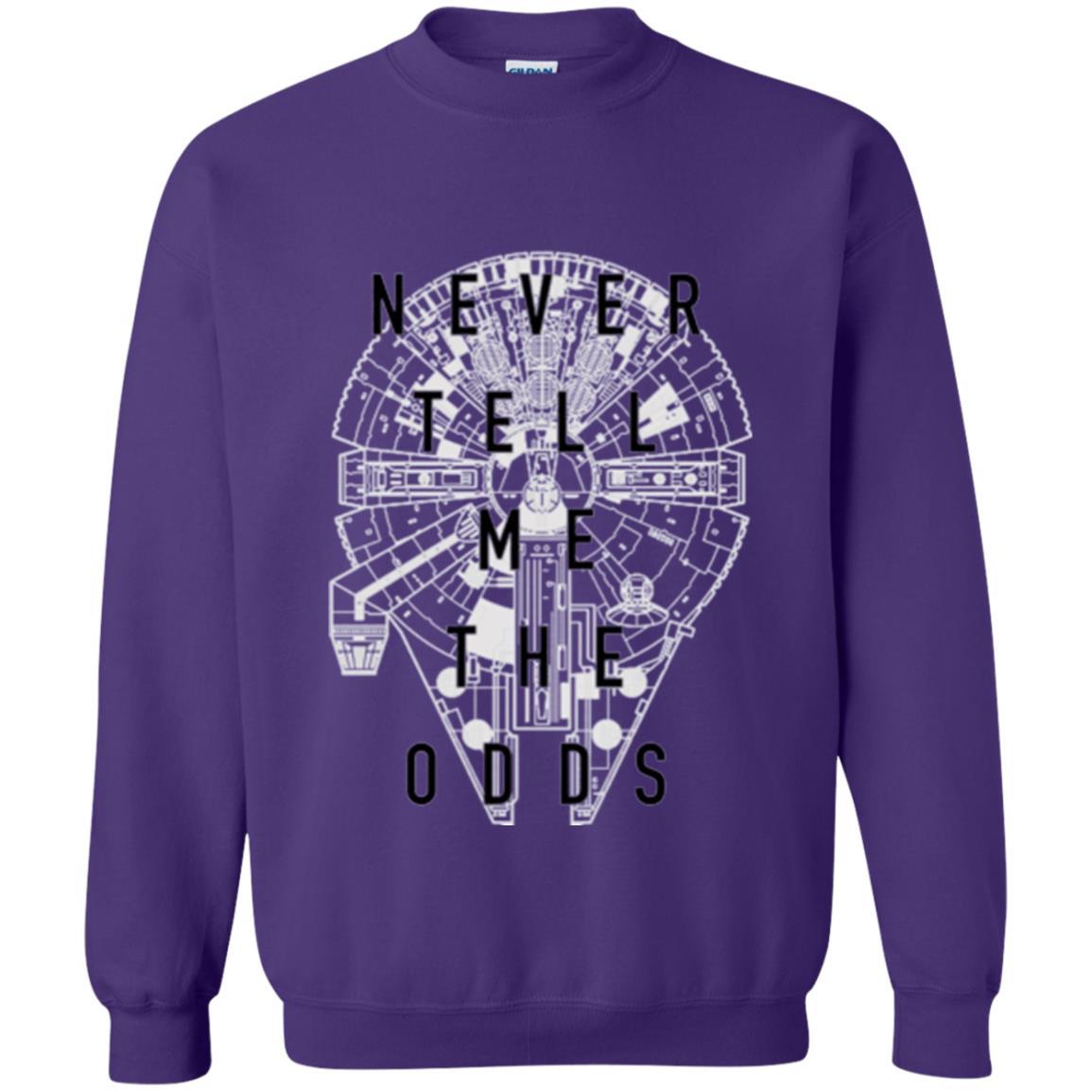 Film T-shirt Falcon Never Tell Me The Odds T-shirt Purple