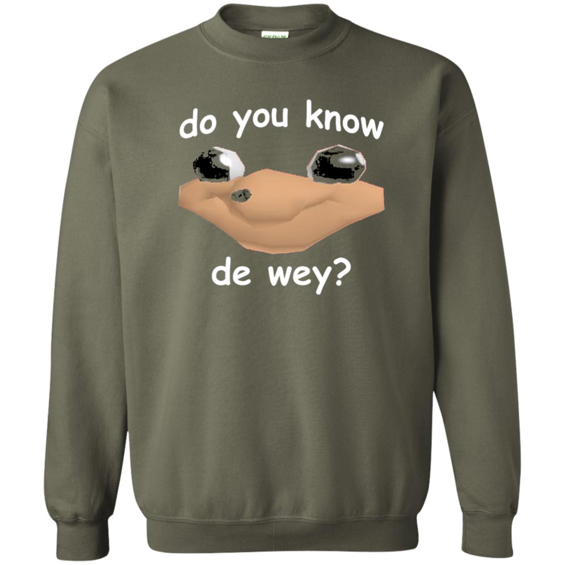 Ugandan Meme T-shirt Do You Know De Way Military Green