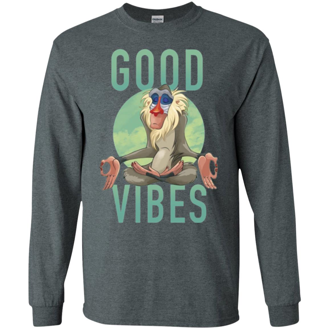 Rafiki Meditate Good Vibes T-shirt Dark Heather
