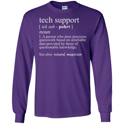 Tech Support T-shirt Purple