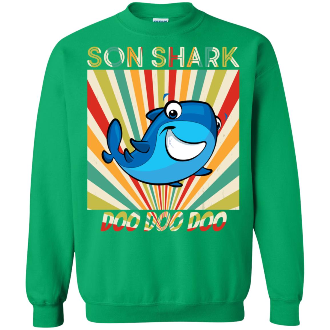 Son Shark Doo Doo Doo Family Shark Gift Shirt Irish Green