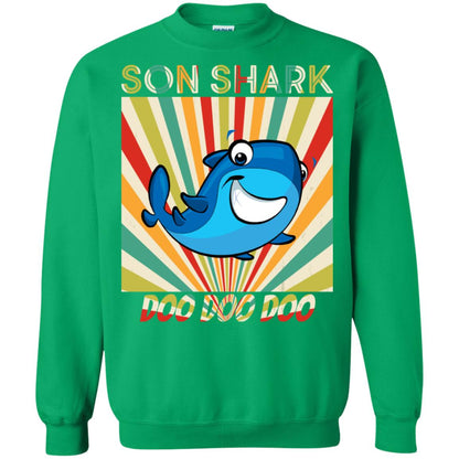 Son Shark Doo Doo Doo Family Shark Gift Shirt Irish Green