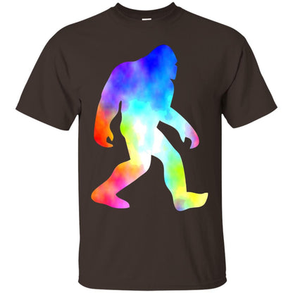 Bigfoot Sasquatch Neon T-shirt Dark Chocolate
