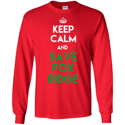 Elementary T-shirt Keep Calm And Save Fox Ridge T-shirt Red