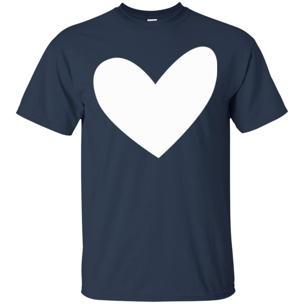 All About Heart T-shirt Cute Heart For Valentine Navy