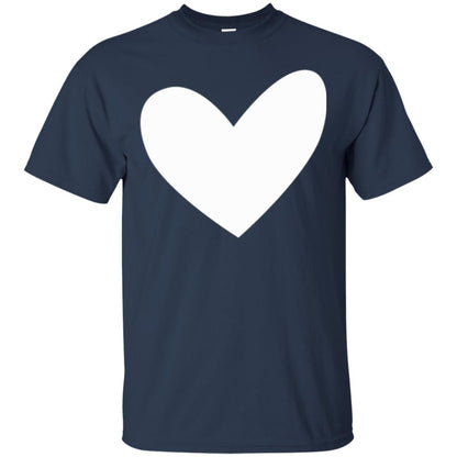 All About Heart T-shirt Cute Heart For Valentine Navy