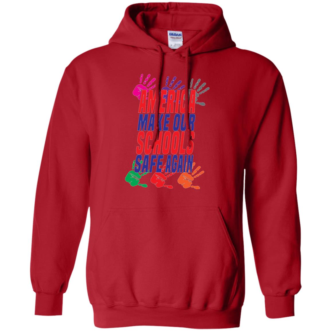 America Make Our Schools Safe Again Gu Control T-shirt Red