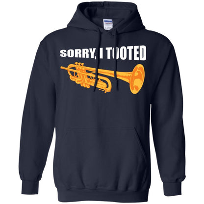 Trumpet Lovers T-Shirt Sorry, I Tooted Navy