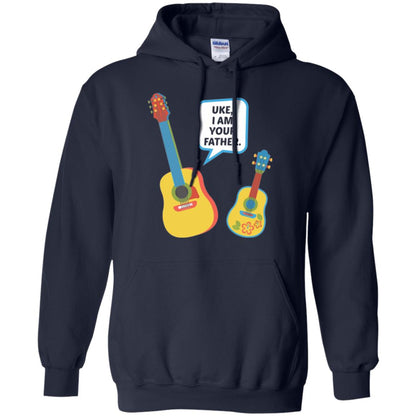 Ukulele Lovers T-shirt Uke I Am Your Father Navy