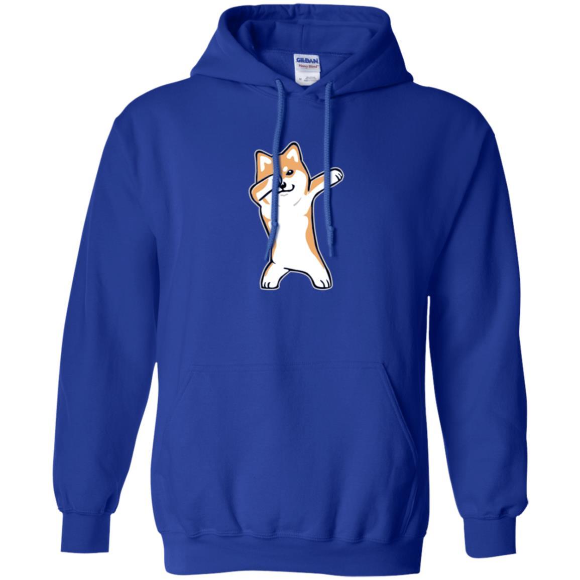 Dog Lover T-shirt Dabbing Shiba Inu Doge Royal