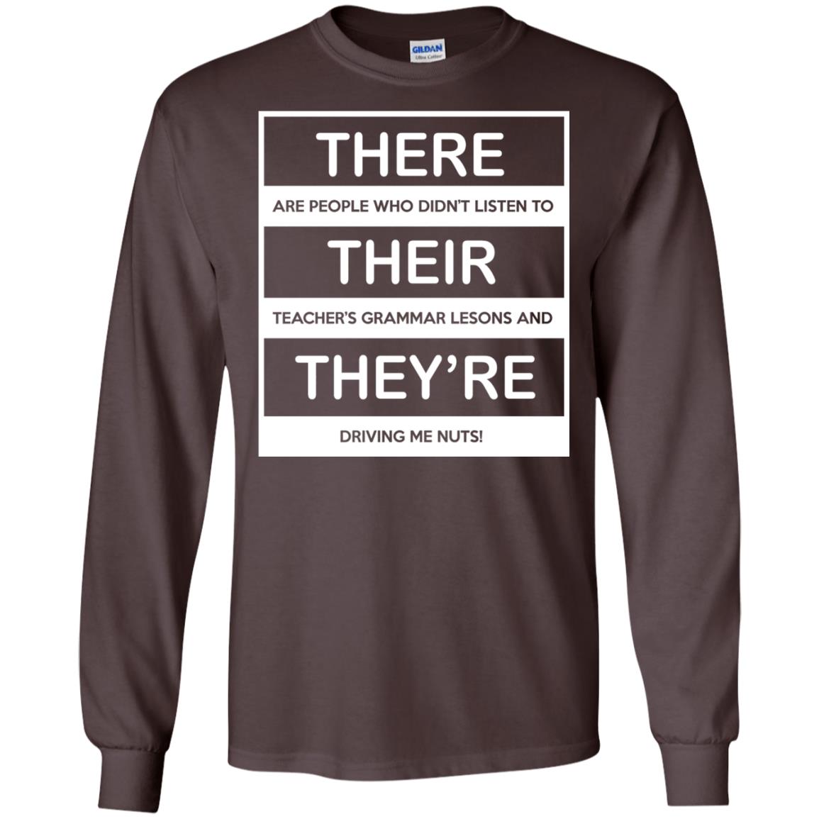 There Are People Who Don_t Listen To Their Teacher Student T-shirt Dark Chocolate