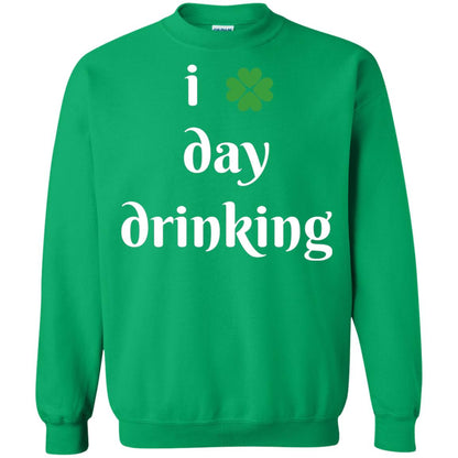 I Day Drinking Funny St Patricks Day T-shirt Irish Green