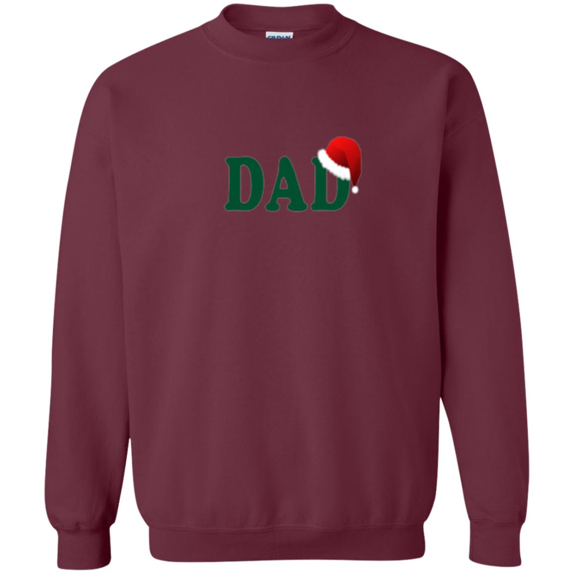Christmas T-shirt Dad Santa Maroon