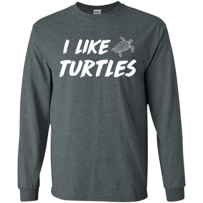 I Like Turtles T-shirt Dark Heather
