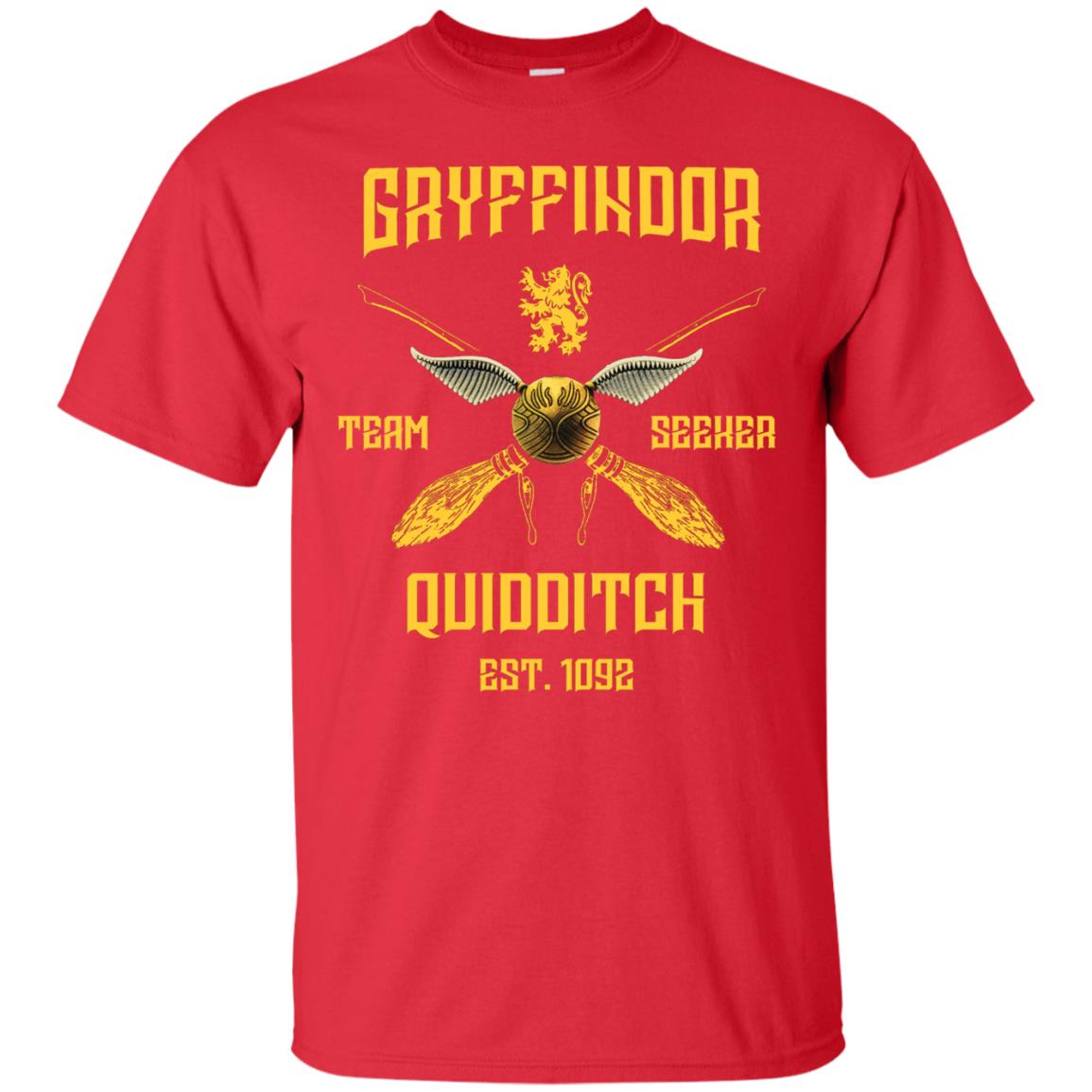 Gryffindor Quiddith Team Seeker Est 1092 Harry Potter ShirtG200 Gildan Ultra Cotton T-Shirt