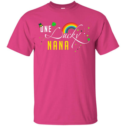 One Lucky Nana St. Patrick_s Day T-shirt Heliconia
