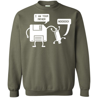 Usb Floppy Disk T-shirt I Am Your Father Military Green