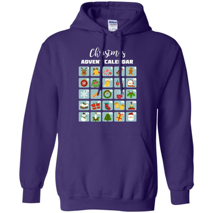 Christmas Calendar December 2018 Gift Shirt Purple