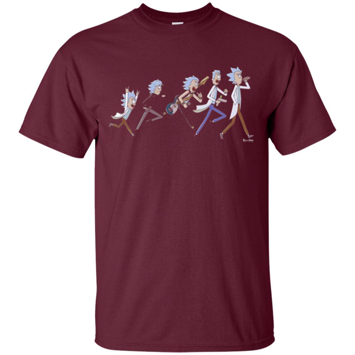 Rick And Morty T-shirt The Life Of Rick Maroon