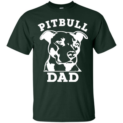 Pit Bull Dad T-shirt Pitbull Lovers Forest Green