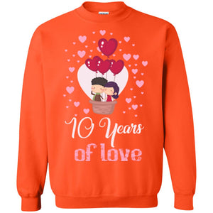 10th Aniversary T-shirt 10 Years Of Love