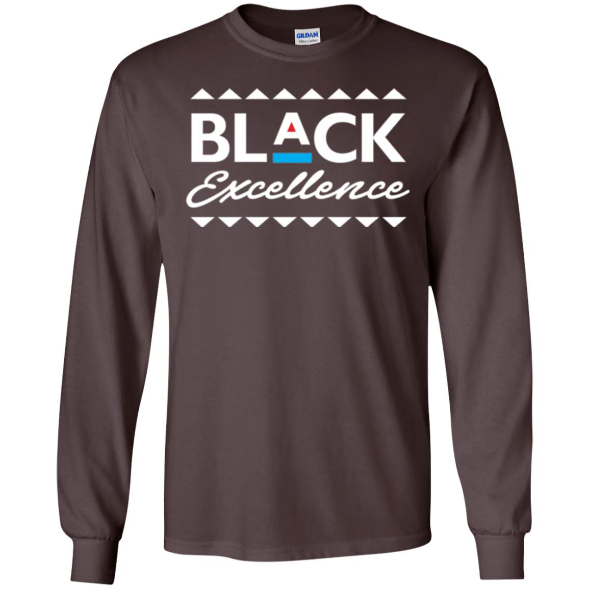 Black Excellence T-shirt Celebrating Black Pride Dark Chocolate