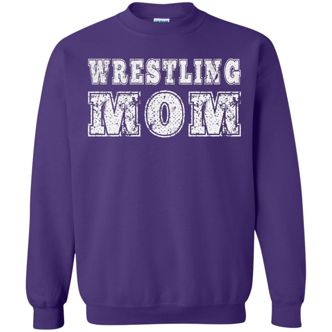 Wrestling Mom Mommy T-shirt Purple