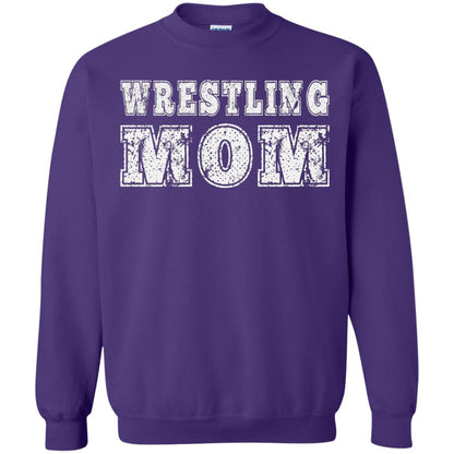 Wrestling Mom Mommy T-shirt Purple