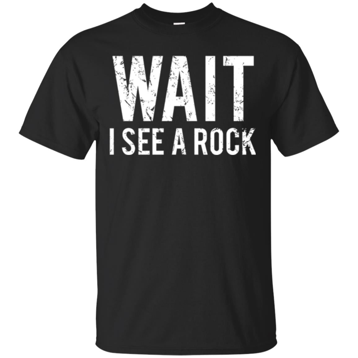 Geology T-shirt I See A Rock Black