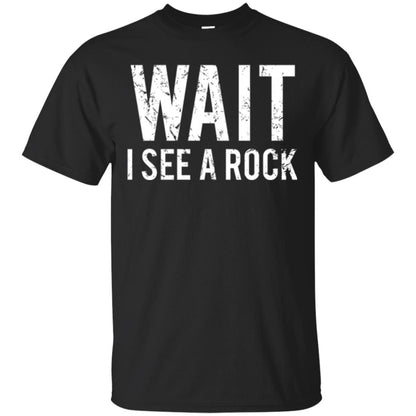 Geology T-shirt I See A Rock Black
