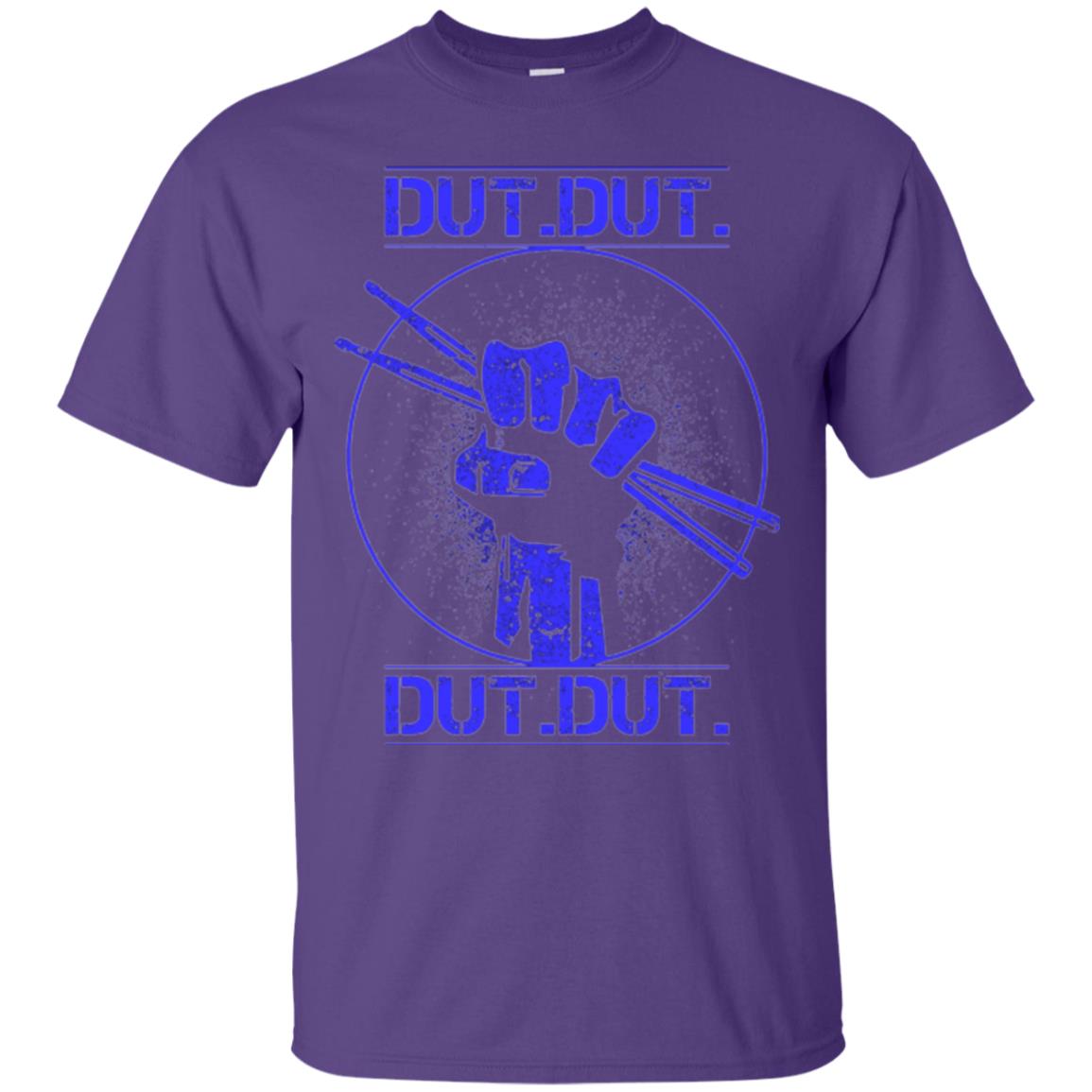 Drum Lovers T-shirt Dut Marching Band Purple