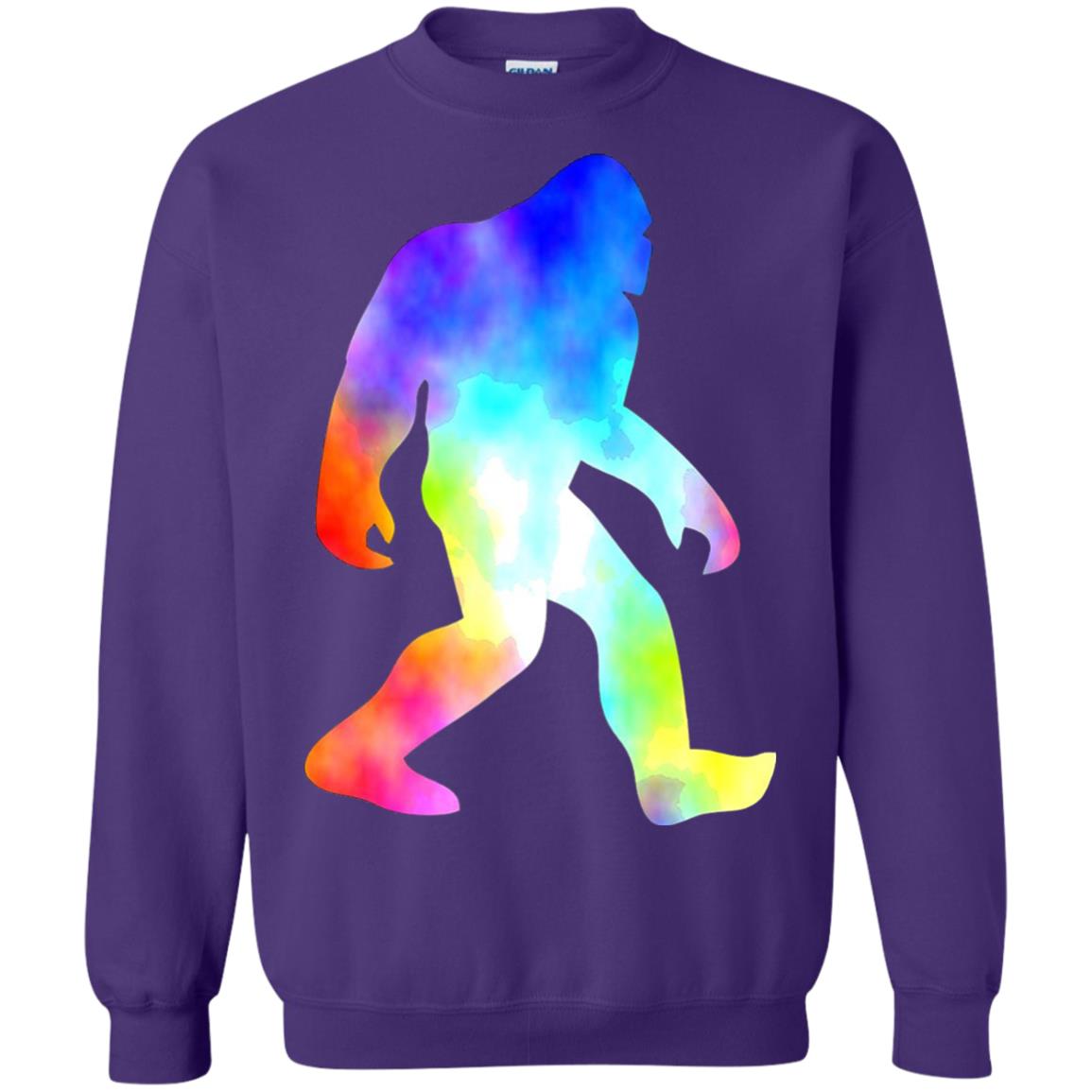 Bigfoot Sasquatch Neon T-shirt Purple