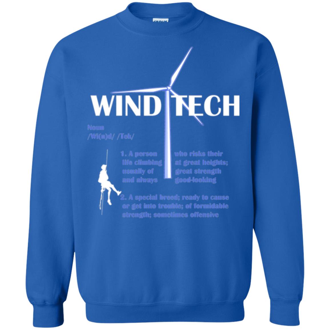 Wind Tech Definition T-shirt Royal