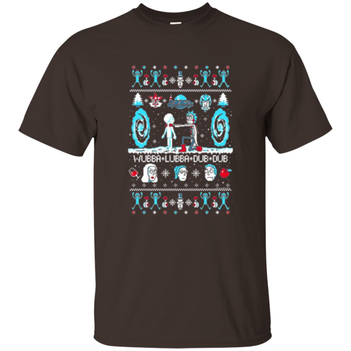 Cartoon T-shirt Build A Snowmorty Dark Chocolate
