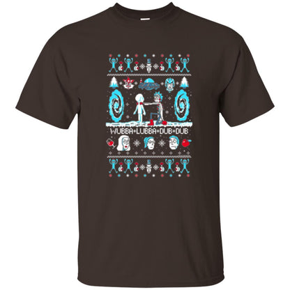 Cartoon T-shirt Build A Snowmorty Dark Chocolate