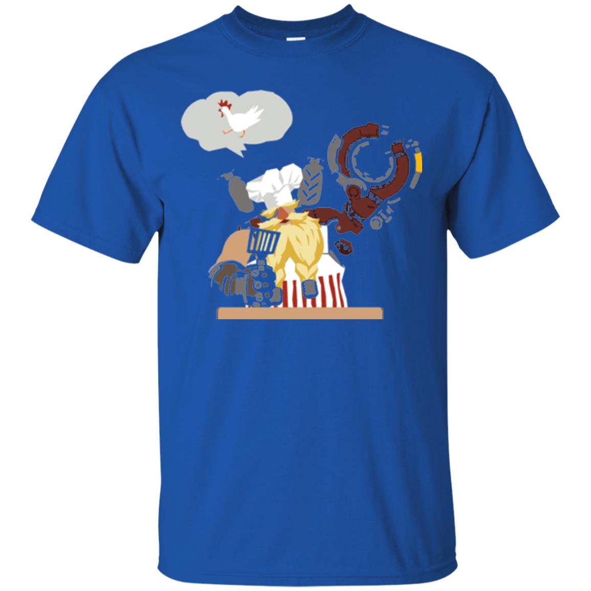 Overwatch Torbjorn Chef Spray T-shirt Royal
