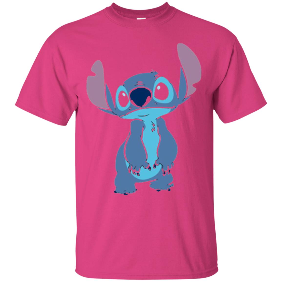 Disney Stitch Ohana T-shirt Heliconia