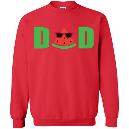 Dad Watermelon Funny Summer Melon Fruit Shirt For Daddy Red