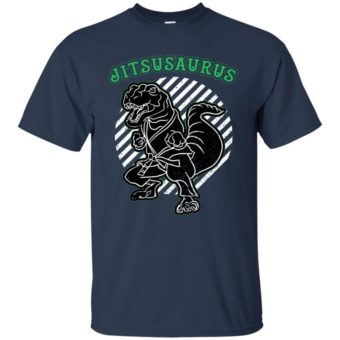 Jitsusaurus Jujutsu Saurus Shirt Navy