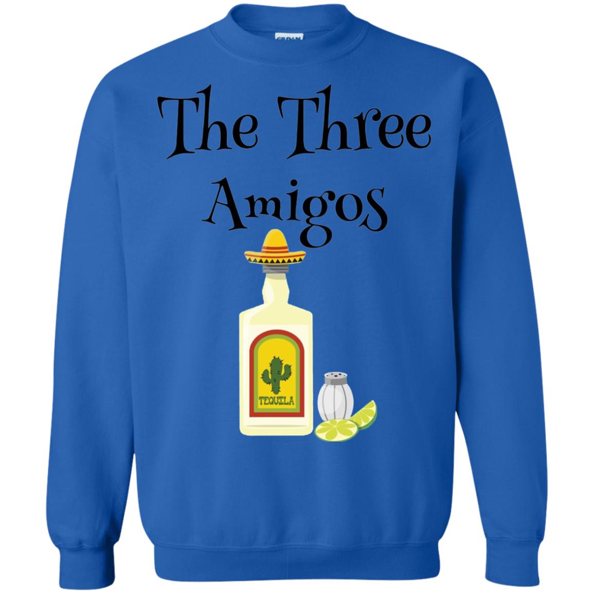 Cooking Lovers T-shirt The Three Amigos Tequila Salt Lime Royal